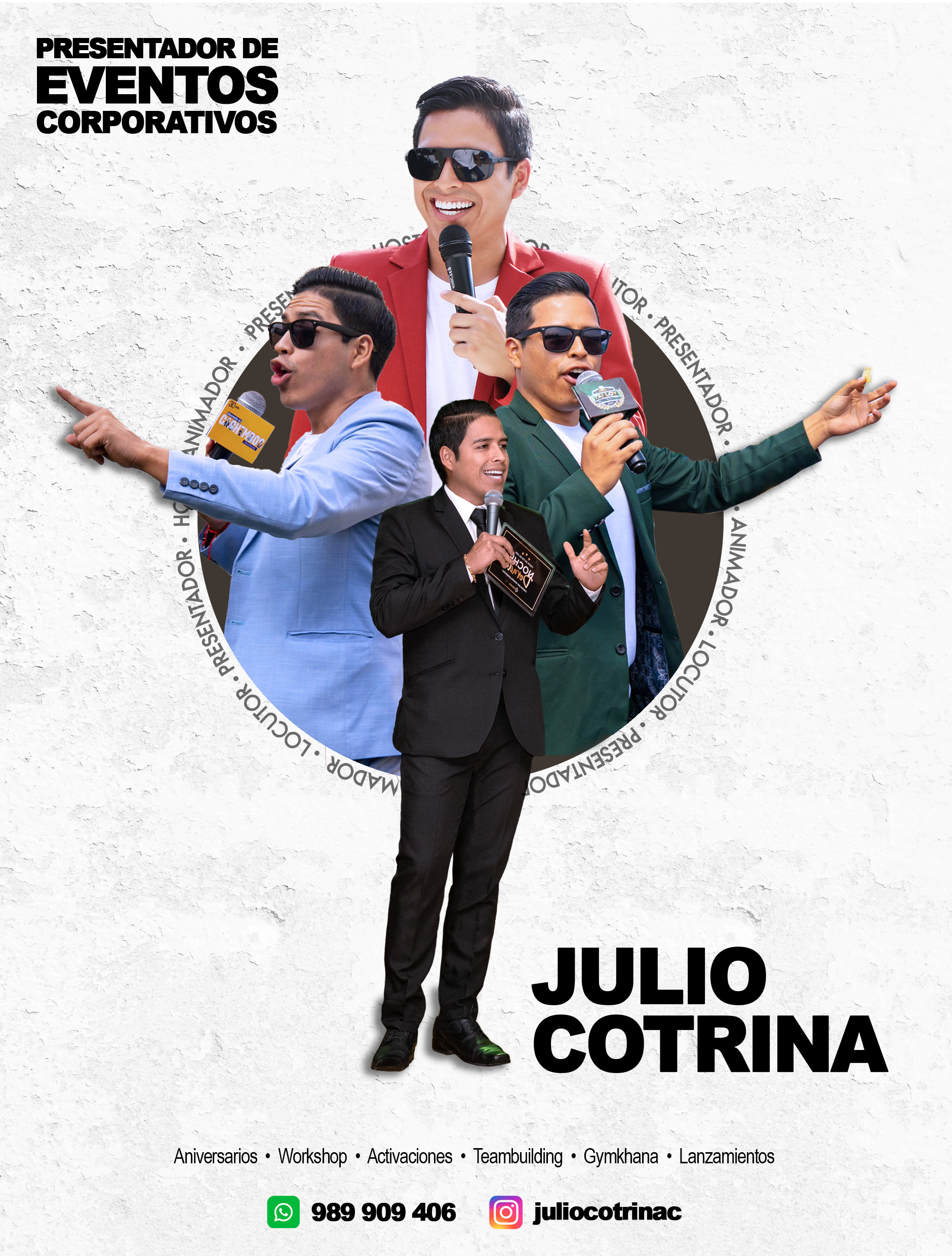 animador de eventos corporativos
